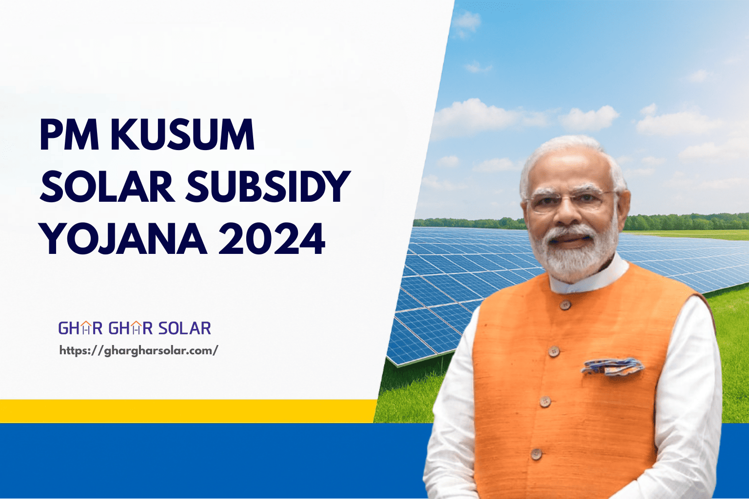 PM KUSUM Solar Subsidy Yojana 2024